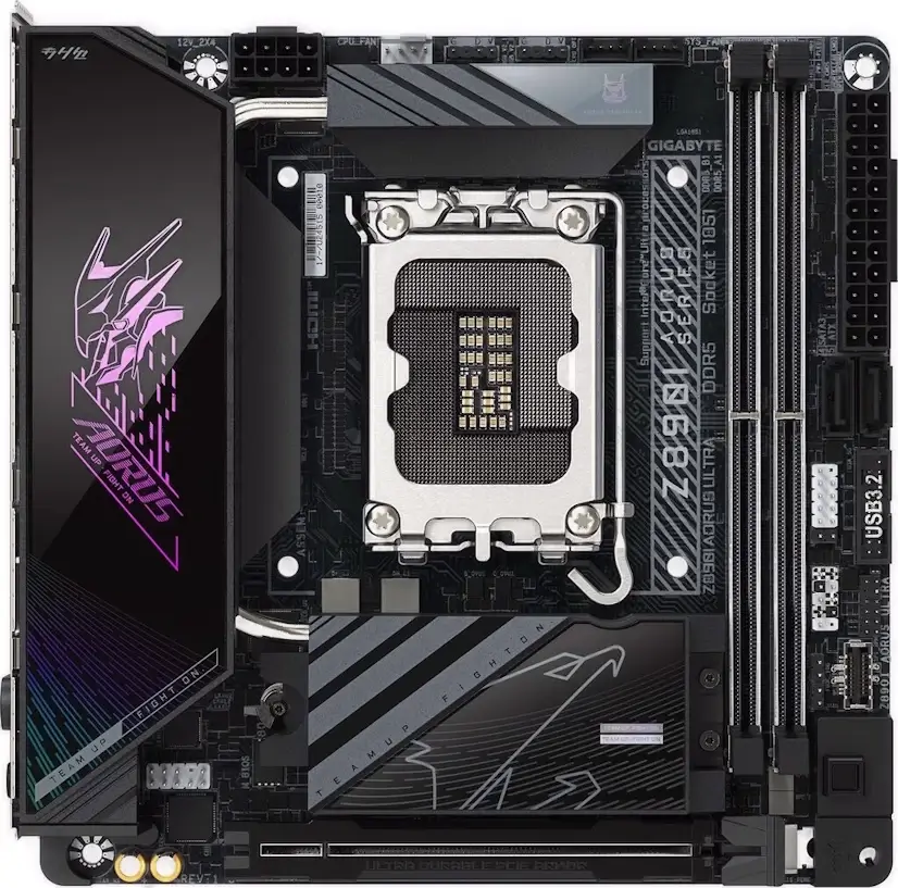 Montaje Placa Base Gigabyte Z890I AORUS ULTRA Gaming PC Somosaguas Pozuelo de Alarcón